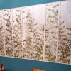 KOZIEL | Panoramic wallpaper white wide loft windows and bamboos | LPV021XL-X