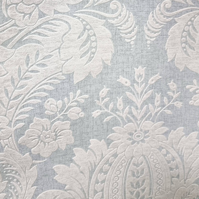 Graham & Brown / Venetian Damask Blue 33-374 Wallpaper