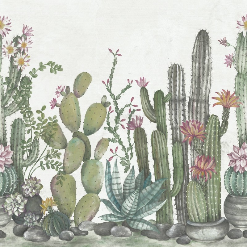 Playfull Cactus, Ivory