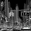 CARTOON CITY, BLACK