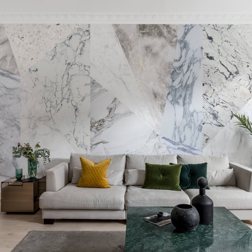 marble grey wallpaper