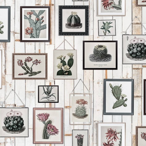 Cactus Wall Art, Faded