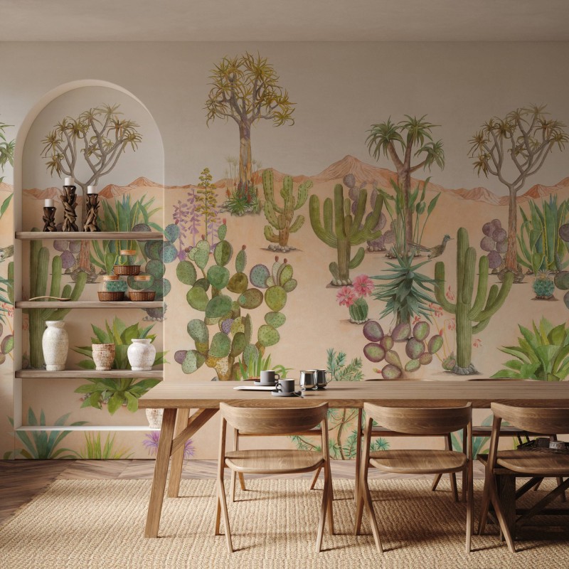 Classic Desert Mural Wallpaper | Sian Zeng