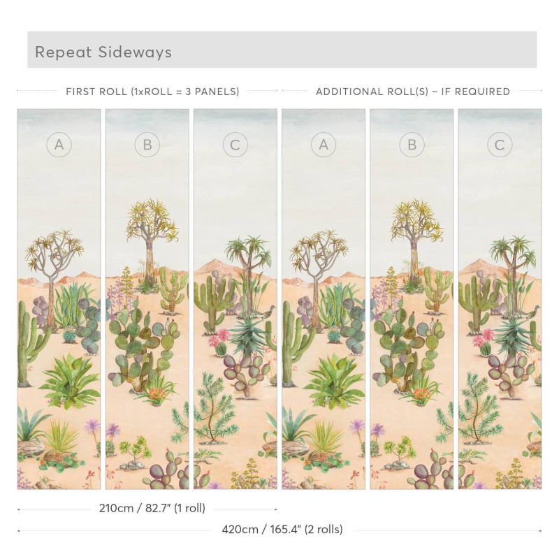 Classic Desert Mural Wallpaper | Sian Zeng