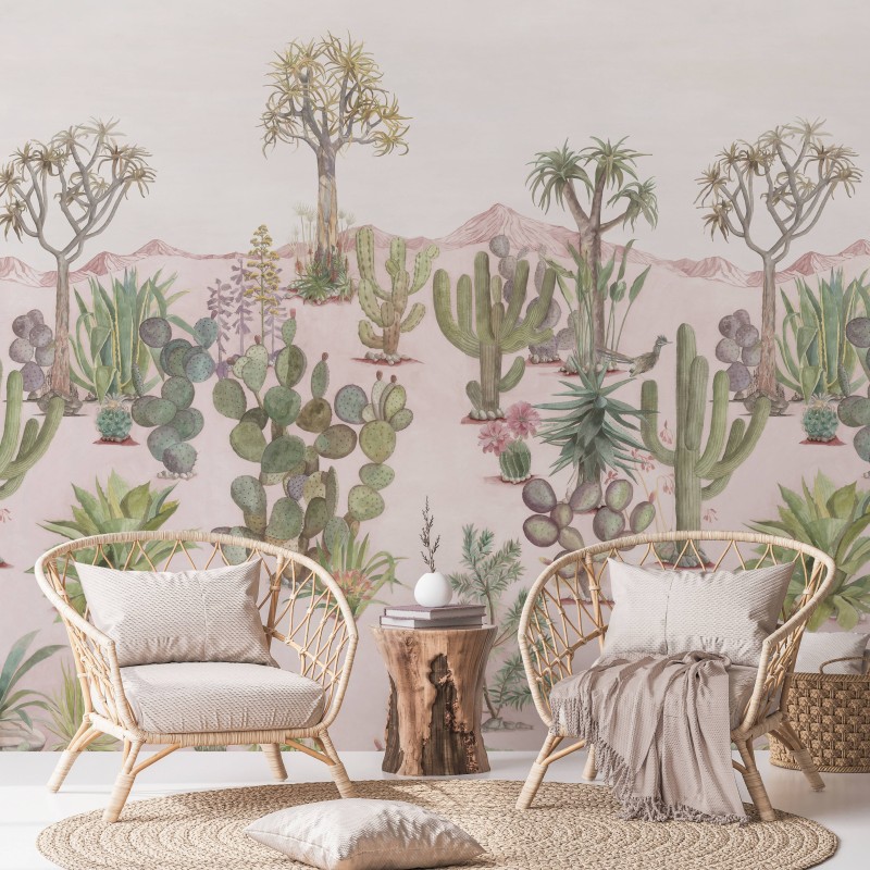 Classic Desert Mural Wallpaper | Sian Zeng