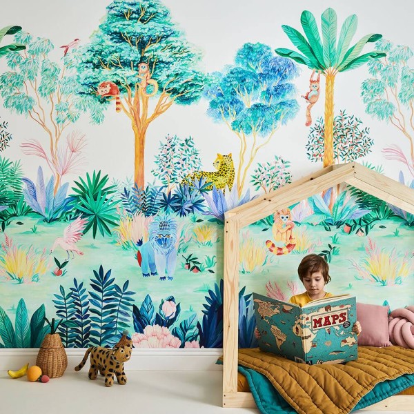 Jungle Mural Wallpaper | Sian Zeng