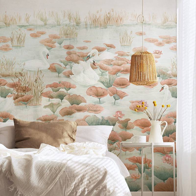 Classic Swan Lake Mural Wallpaper | SIAN ZENG