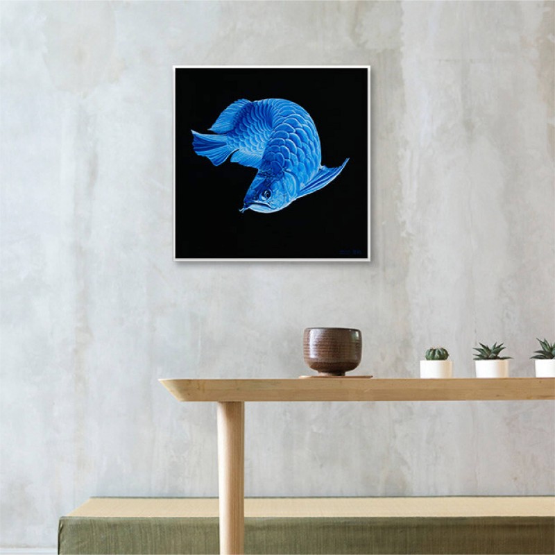 Frame - Majestic Blue arowana fish