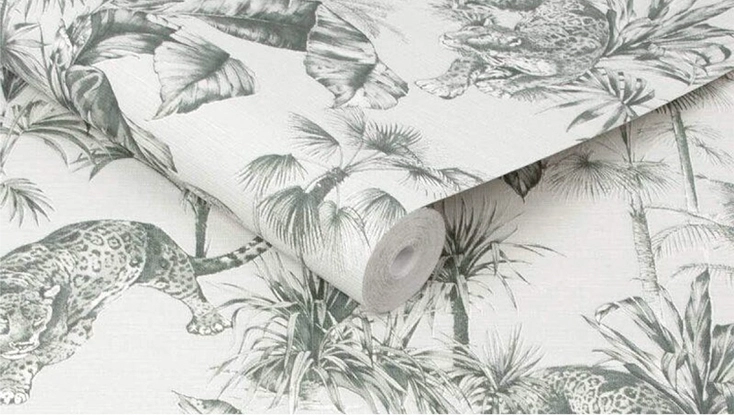 animal art wallcoverings