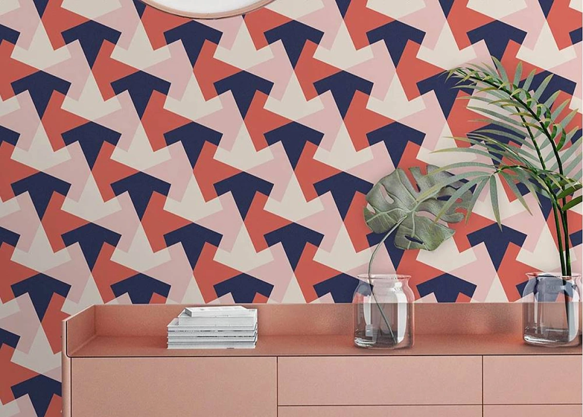 geometric shapes and patterns enhance interior design