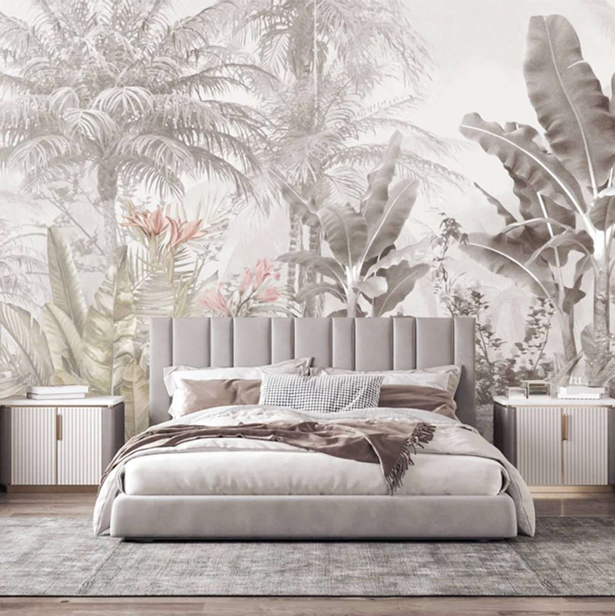 botanical wall mural