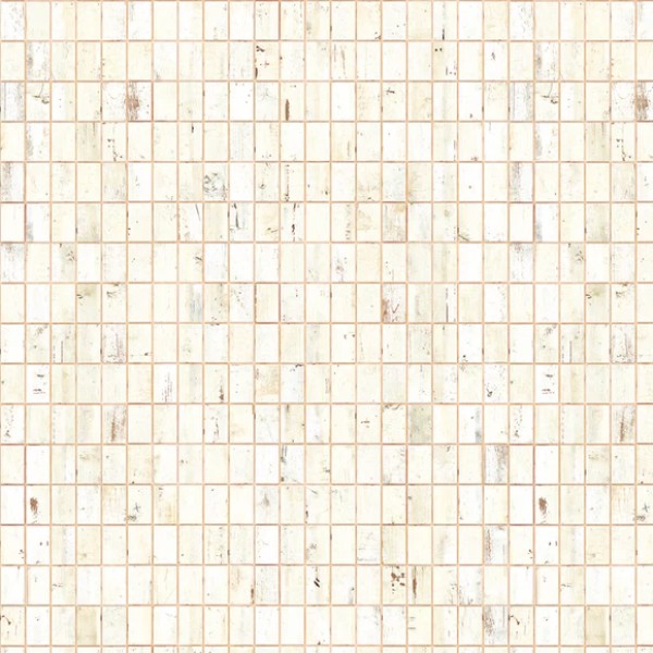 NLXL | PHE - 26 Waste Tiles White Wallpaper by Piet Hein Eek