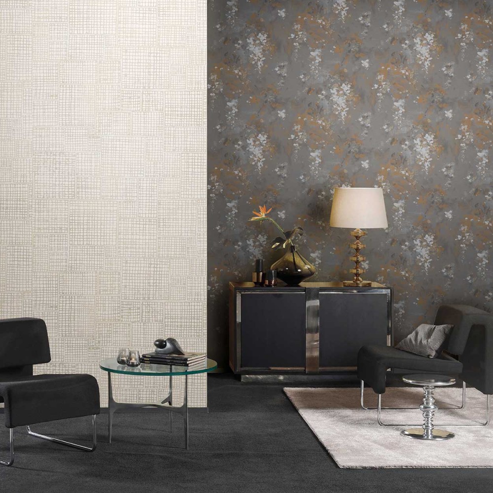 Gray Living Room Wallpaper Ideas - HONPO BLOG