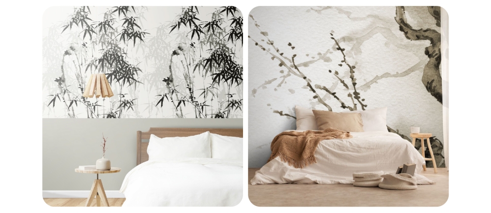 Wallcoverings that features eccentric and oriental cultural styles are getting popular