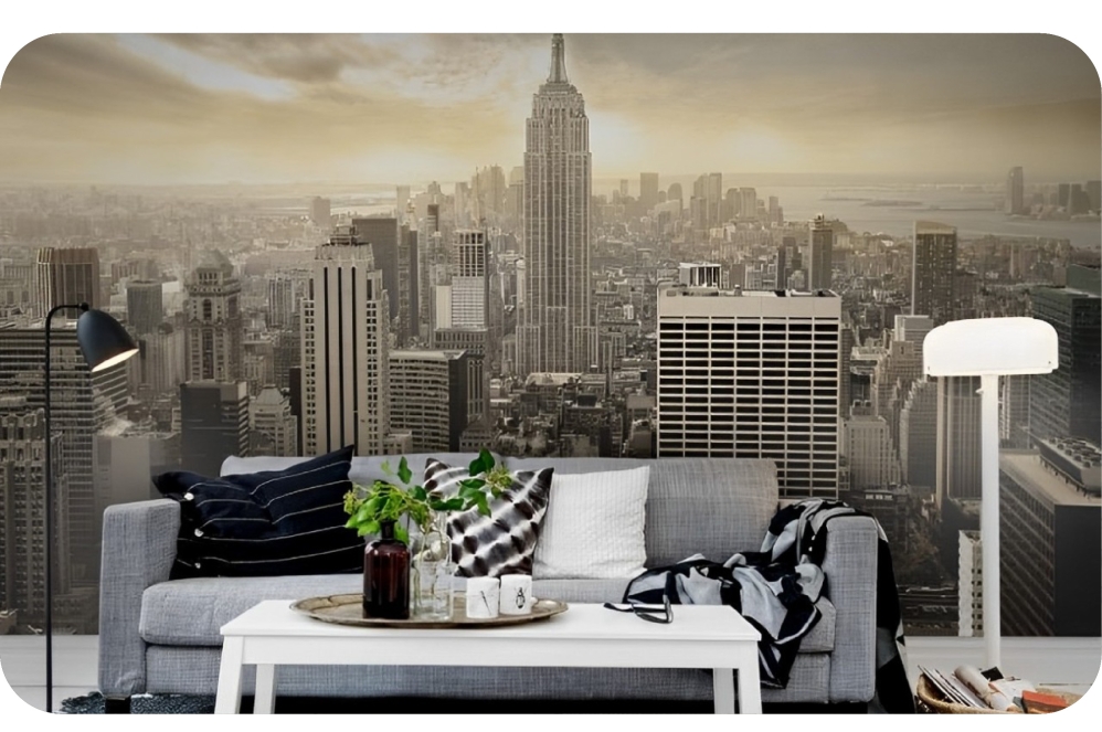 Buy metropolitan design wallpaper only at HONPO Wall covering Singapore