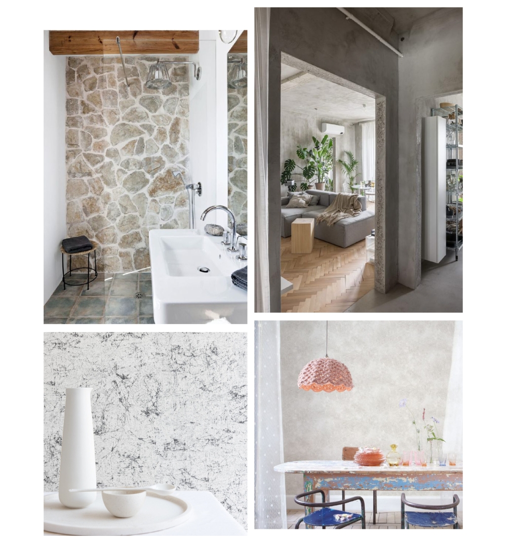 Stone/Concrete Wallpaper by HONPO Singapore